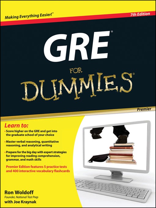 Title details for GRE For Dummies by Ron Woldoff - Available